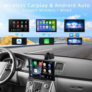 Portable Touchscreen Car Play Screen Audio Receivers with GPS Navigation