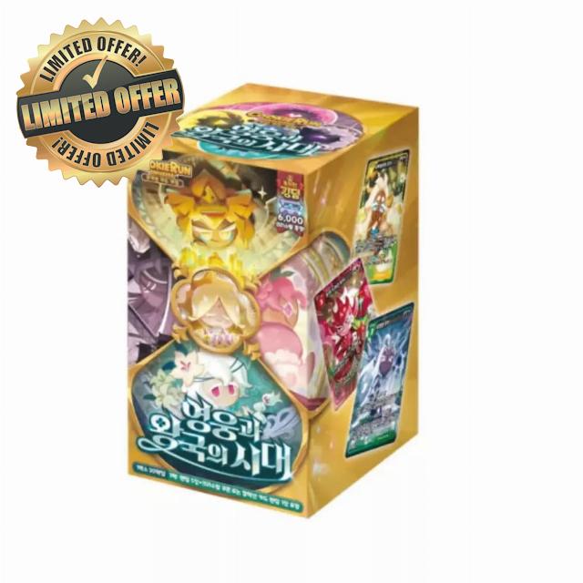 Cookie Run | CookieRun Collectable Trading Card | Sealed Box | Korean Edition | For Collectors 15+ Years | Braverse | BS3