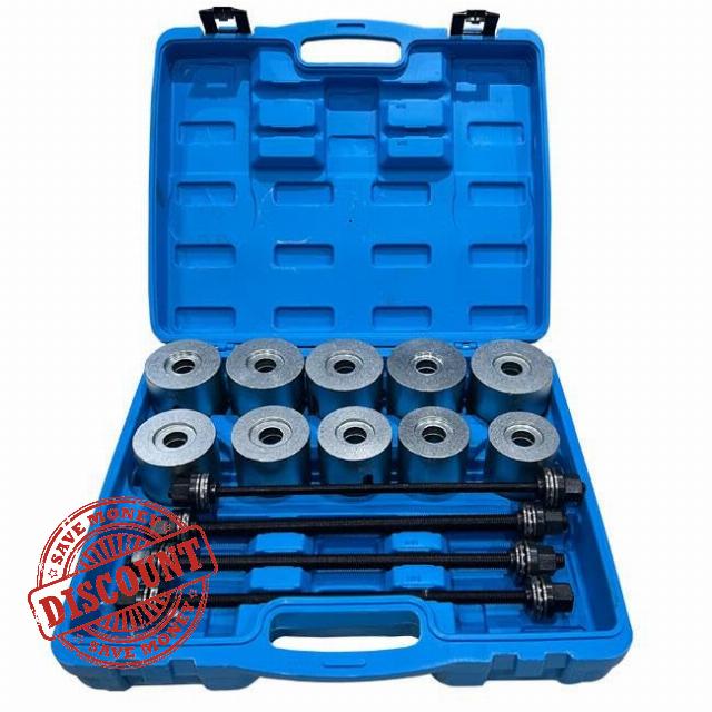 24pc Bearing & Bush Removal Kit – Press & Pull Sleeve Set Compatible With Cars