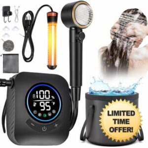 Portable Camping Shower with Heater