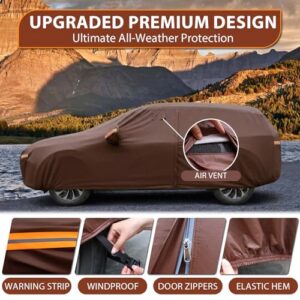 Dust Rain UV Protection with Drivers Door Zipper