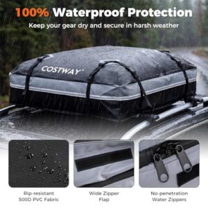 Rooftop Luggage Storage Box (Black+Gray