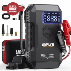 Jump Starter Power Pack with Air Compressor