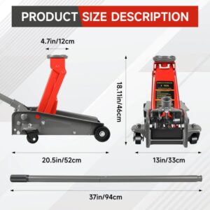 Heavy Duty Low Profile Jack Lift Range: 13.5cm-46cm
