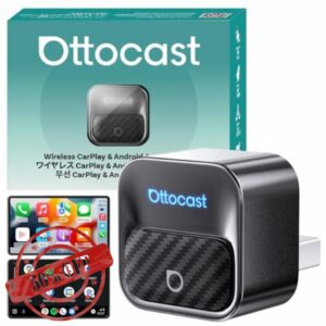 OTTOCAST 2026 New Version Mini Core Wireless CarPlay & Android Auto Adapter