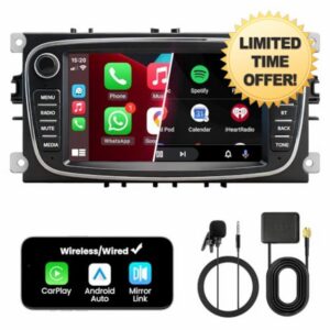 2 DIN Car Stereo for Ford Mondeo Focus S-Max Galaxy