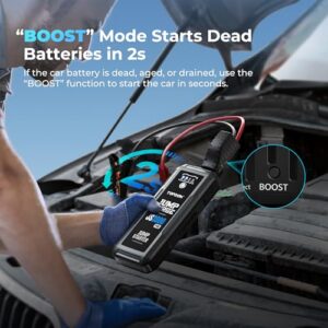 2500A/16000mAh Battery Booster Power Pack for Up to 8L Gas/6L Diesel Engines