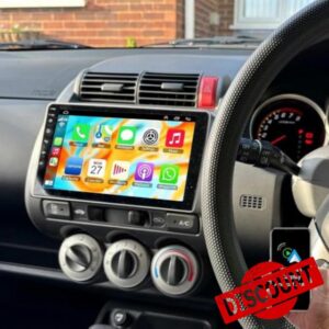 4GB+64GB Double Din Car Stereo Radio for Honda Jazz GD 2002-2008 Android 13 Head Unit Sat Nav w/Wireless Carplay/Android Auto