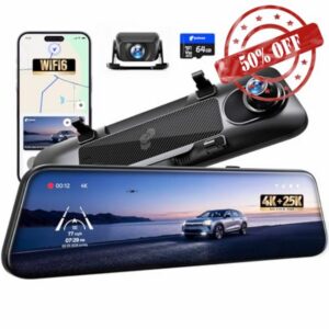 Pelsee S12 Native 4K +2.5K Mirror Dash Cam