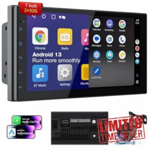 7" Wireless Apple CarPlay & Android Auto Screen