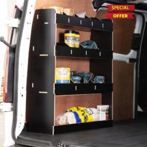 Van Racking & Shelving for Vauxhall Vivaro L1 (SWB) 2019+ Heavy Duty HEXABOARD Shelving Unit