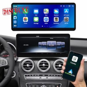 12.3" Wireless Carplay/Android Auto TouchScreen for Mercedes-Benz C Class W205 GLC V Class W447 2015-2019 NTG5.0 Car Stereo Multimedia Car Audio Receive