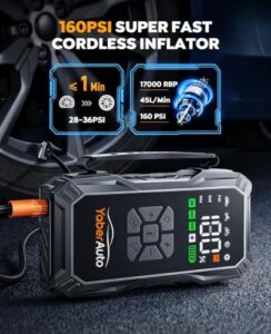 12V Car Jump Starter Power Bank with Jump Leads