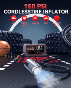 OGORI NEW Car Starter with LED Screen and Flashligh