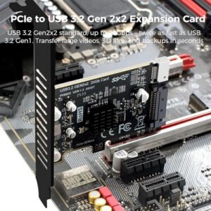 20Gbps Type E Key A Front Header Adapter