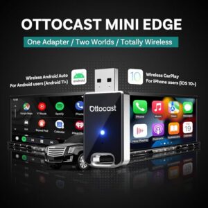 2 in 1 Convert Wired CarPlay/Android Auto to Wireless
