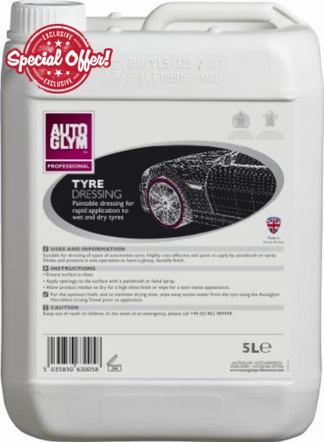 Autoglym New Tyre Dressing Solvent free tyre dressing free Autogly...