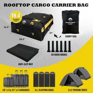 Heavy Duty Car Roof Bag Waterproof without Rack