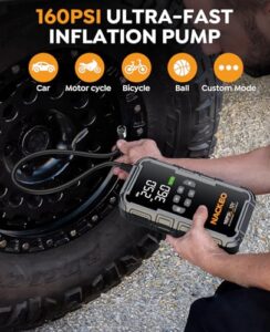 Car Jump Starter Power Bank with 600LM Light