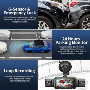 Left Right Dash Camera for Cars