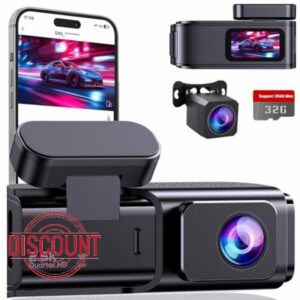 Dash Cam Front and Rear 2.5K+1080P