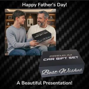 Cleaning & Interior Essentials in Premium Presentation Box with Best Wishes Card (Black/Grey)