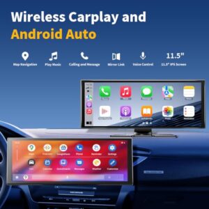 Car Tablet Pro Max 2026 Car Stereo with 4K Front and 1080P Rear Camera