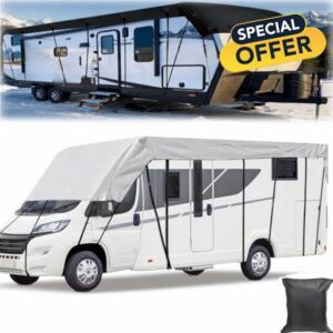 Heavy Duty RV Roof Cover Waterproof UV Resistant