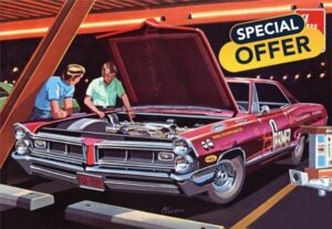 AMT 1965 Pontiac Grand Prix Show and Go 1:25 Scale Model Ki