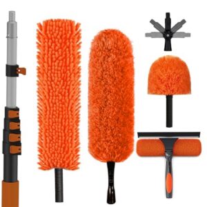 Long Handled Dusters for Cleaning with Professional Extendable Pole