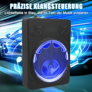 LED Light Ring Plug And Play Subwoofer for Car Truck SUV Bass Audio Upgrade (Colorful)