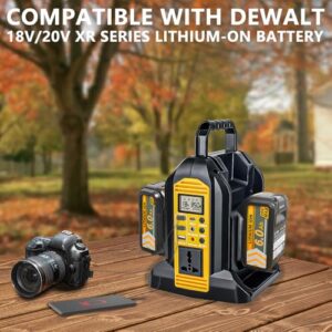 2-Slot Portable Generator with 3 USB-A