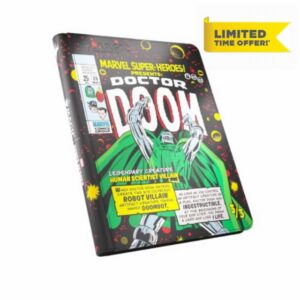 Gamegenic | Magic: The Gathering | Marvel Super Heroes Zip-Up Album 18-Pocket - Doctor Doom/Spider-Man | Trading Card Game Accessory | Ages 13+