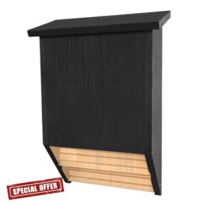 Bat Boxes for Outside | Wooden Resting Shelter - Bat Habitat House