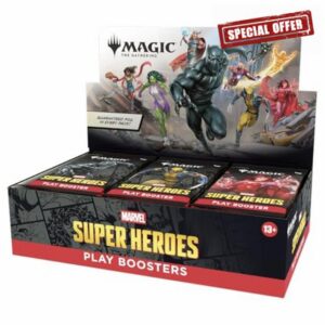 Magic: The Gathering | Marvel Super Heroes Play Booster Box |Collectible Trading Card Game