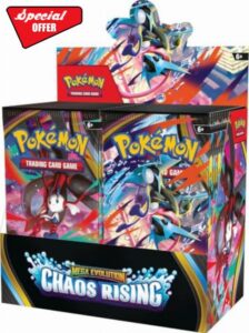 Pokémon TCG: Mega Evolution—Chaos Rising Booster Display