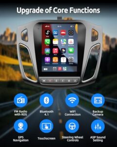 Bluetooth Radio mit 9.7 Inch Touchscereen FM RDS GPS WiFi Navi
