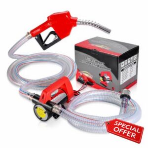 Pindex 12 V 175 W Diesel Transfer Pump Kit with Self-Sealing Filler
