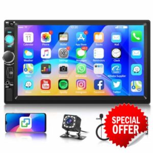 Rimoody Double Din Car Radio with Bluetooth