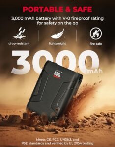 Waterproof Electric Hand Warmer with 3 Heating Setting for Winter Sports Hiking