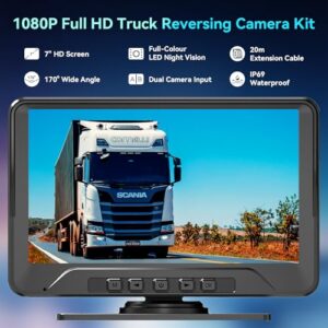 1080P DVR 2 Split Backup Camera Night Vision