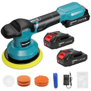 6 Inch Car Buffer Waxer Kit w/ 6 Variable Speed & Extra 10 PCS Attachments