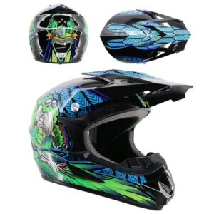 Youth Full Face Motorcycle Helmet Four Wheeler