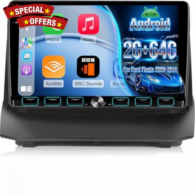 2G+64G Car Radio for Ford Fiesta 2009-2014