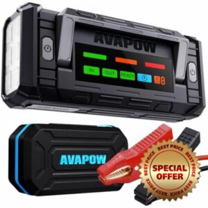 AVAPOW TJ68 10000A Jump Starter Power Pack with Force Start