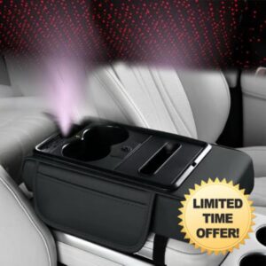 2026 Upgrade Multifunctional Pu Leather Car Armrest Box Mat