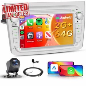 4Core+64G for Alfa Romeo Mito 2008-2016 Car Radio Stereo with DSP Wireless Carplay Android Auto GPS WiFi