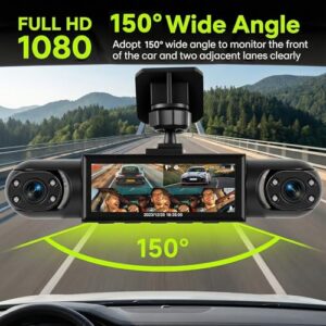 3.16 Inch 1080P Car DVR Front/Rear/Inside Left/Right