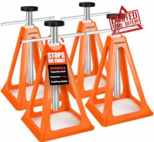 4-Pack 3t RV Stabilizer Jacks Set | Cast Aluminum Construction