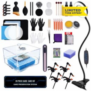 28 in 1 Card Cleaning Kit with Acrylic Humidor and Heat Pen